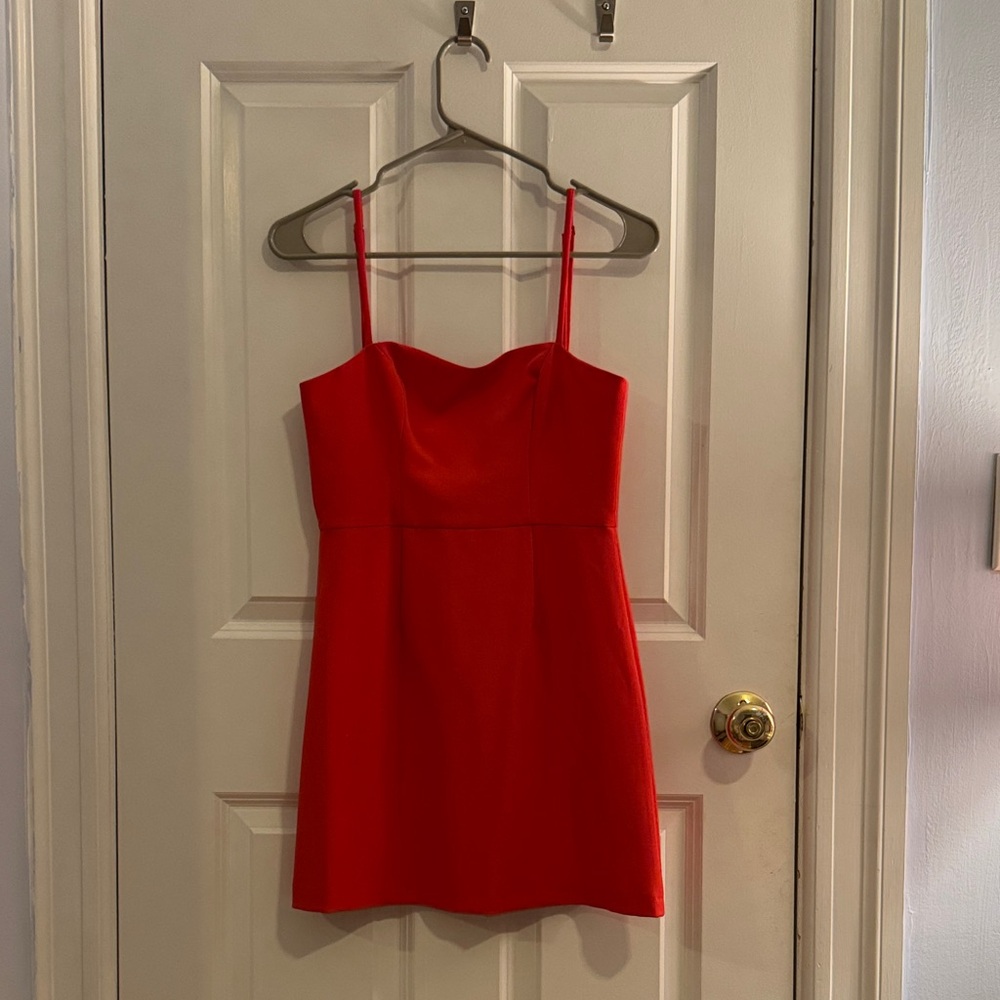 French Connection Vibrant Orange Dress